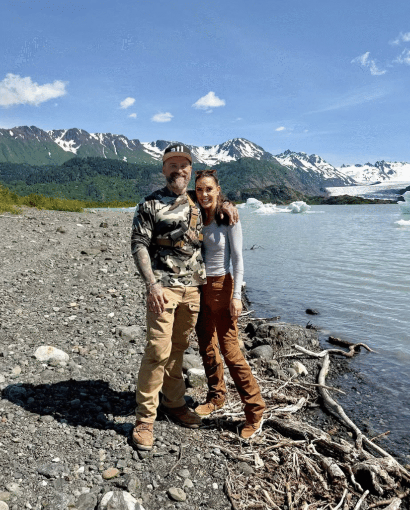 Zac Brown & Kendra Scott vacationing in Alaska before announcement of their engagement.